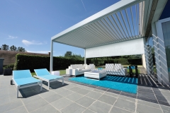 Poolhouse Mint 2 screen LED strip structuur